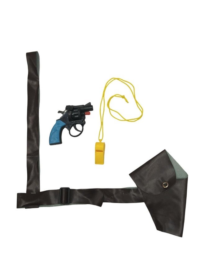 BookMyCostume Police Dress for Kids | 7 Pcs Set Police Uniform Costume - Professionals & Helpers Theme | Ideal for Fancy Dress, Role Play, Independence Day & School Events | 5-6 Years - Image 5